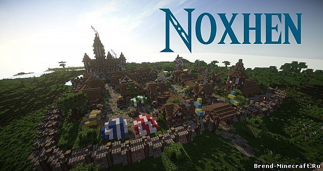 Скачать Карта The Town of Noxhen для Minecraft 1.8.2